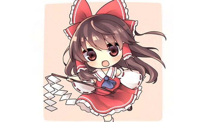 Đây là Hakurei Reimu. Cô ấy rất dễ thương. Cây cung của cô ấy đã bị đánh cắp. Bạn có thể giúp cô ấy 