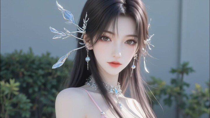 นางฟ้าอนิเมะจีนอวดชุดว่ายน้ำ