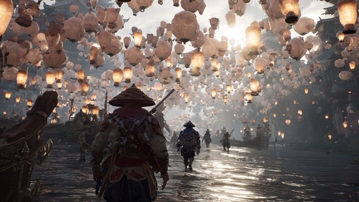 “อาจารย์ ดูเหมือนโลกมนุษย์กำลังจัดเทศกาลที่ยิ่งใหญ่มากเลย~”