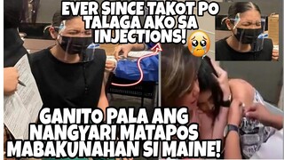 MAINE MENDOZA SUMAMA ANG PAKIRAMDAM MATAPOS ANG FIRST DOZE NG COVID VACCINE
