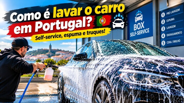COMO LAVAR CARRO EM PORTUGUAL
