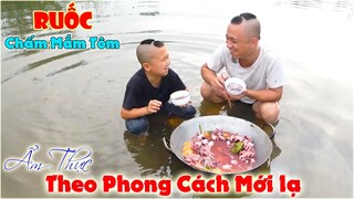 Ruốc Chấm Mắm Tôm - Mao Đệ Đệ Ngồi Giữa Suối Ăn Hải Sản Theo Phong Cách Mới Lạ