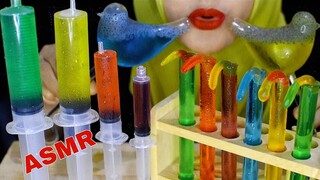 ASMR DRINKING | MINUMAN SEGAR |glasses tube,glasses birds,shooter |GUMMY JELLY|segar| ASMR INDONESIA