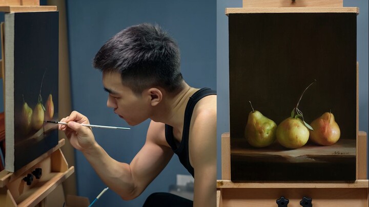 พวกเขาไม่เชื่อเลยว่านี่คือภาพหุ่นนิ่งสีน้ำมันชิ้นแรกของฉัน