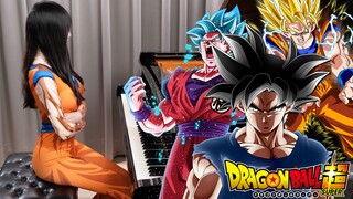 【手速决定你的战斗力】龙珠超 OP2「限界突破×サバイバー」速度解放的钢琴弹奏 Ru's Piano