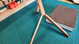 wooden notebook stand