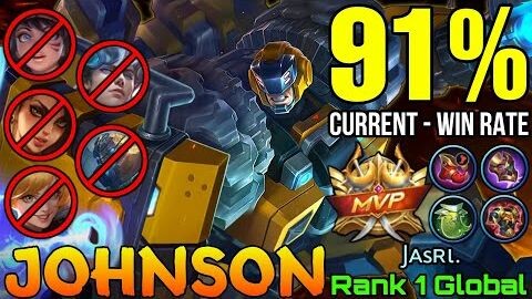 Top 1 Global Johnson by Jᴀsʀι. - Mobile Legends