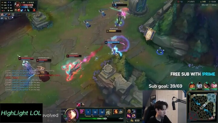 chạy đi đâu con sâu =))) #lol #highlights