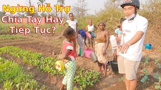 Vườn Rau xóm trọ bị tàn phá||Ngừng hỗ trợ Xóm trọ châu phi||2Q Vlogs cuộc sống châu Phi