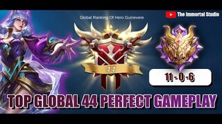 GUINEVERE PERFECT GAMEPLAY| AMETHYST DANCE | TOP GLOBAL| MLBB