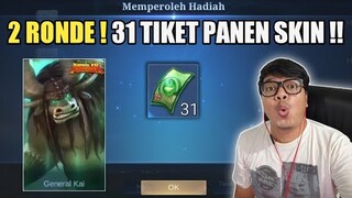 31 TIKET !! PANEN SKIN PLAYER GRATISAN ! EVENT KUNGFU PANDA ORI SERVER 2 RONDE