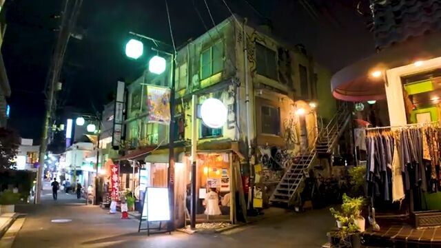 Tokyo Shimokitazawa  Come at night ♪ 4K nonstop 1 hour