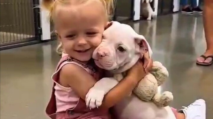 👶🐶 Baby Meets His New Rescue Dog for the First Time ❤️