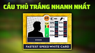 Cầu thủ "THẺ TRẮNG" nhanh hơn Messi + Ronaldo Trong Dream League Soccer 2021 2022