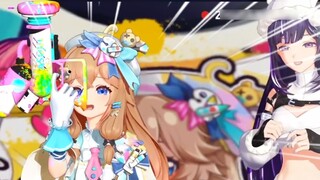 I can't stop laughing! Jia Ran was given a toy gun as a birthday gift by his teammates. He seemed to