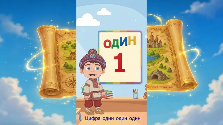 🔢 Учим цифры от 1 до 10 | Весёлая песенка для детей