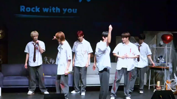 对不起，我们tws又跳了一遍 rock with you