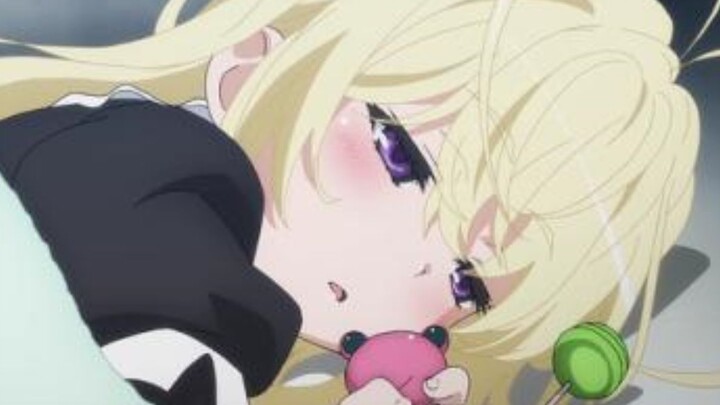 The beautiful, rich and pretty girl actually acts as a licker for the male protagonist. After watchi