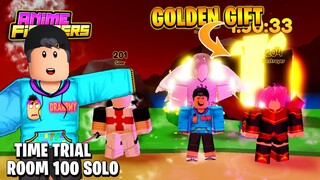 Nakuha ko Ang Golden GIFT + Time Trial Room 100 | Roblox | Anime Fighters Simulator #41