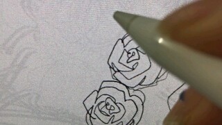 Keahlian unik saya adalah menggambar mawar dengan satu goresan.