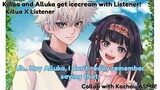 🌺Killua and Alluka get Ice-cream with Listener!🌺 (Killua X Listener) Collab w/🧋,, kochou ASMR