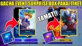 TRIK GACHA EVENT SURPRISE BOX PAKAI TIKET UNGU!! DAPAT SKIN COLLECTOR KHUFRA - Mobile Legends