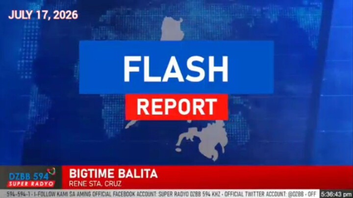 SUPER RADYO DZBB: BIGTIME BALITA (JULY 17, 2026)
