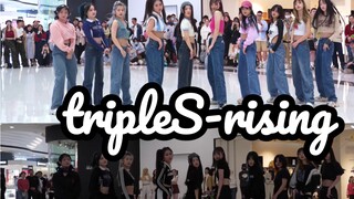 10 gadis berkelahi dan menari di mall, siapa yang dapat membujuk mereka untuk berhenti berkelahi! Ga