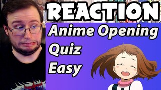 Gor's "Anime Opening Quiz - Easy (40 Openings)" CHALLENGE REACTION