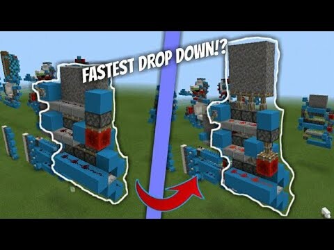 How to make 3×3 drop down door in Minecraft