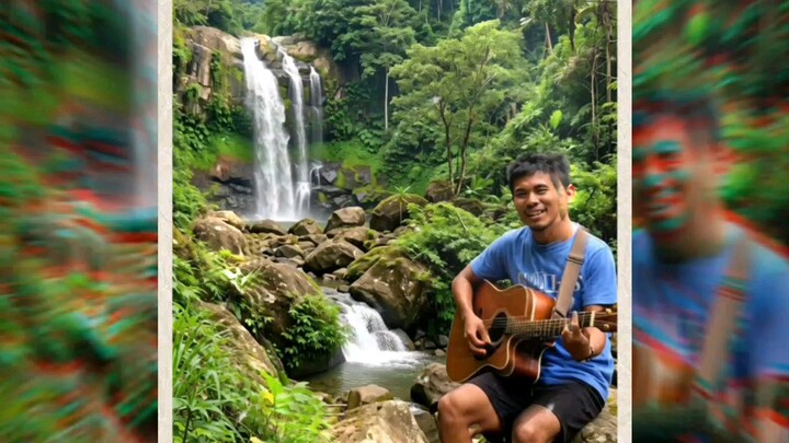 The Guitar in falls