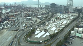 Time-lapse: Mobile cabin COVID-19 hospital being constructed in Hong Kong