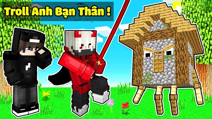 JAYGRAY THỬ THÁCH TROLL BẠN THÂN KAYYXD BẰNG NGỒI NHÀ BỊ NGUYỀN RỦA TRONG MINECRAFT