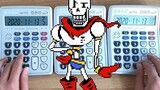 Gunakan 3 kalkulator untuk memainkan BGM "Bonetroule" di bawah legenda game