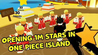 OPENING 1M STARS IN ONE PIECE ANIME FIGHTER SIMULATOR!