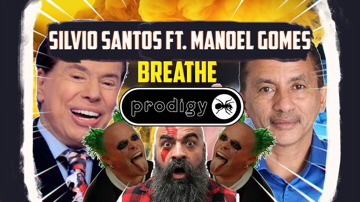 SILVIO SANTOS FT. MANOEL GOMES CANTANDO BREATHE DO PRODIGY