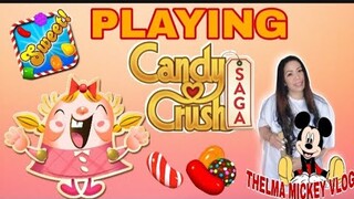 #17 : PLAYING CANDY CRUSH | THELMA MICKEY VLOG