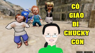 GTA 5 - Con Búp bê Chucky vào lớp 1 bị cô giáo đì xói trán | GHTG