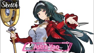 Draw Astra Yao From Zenless Zone Zero (Sketch)