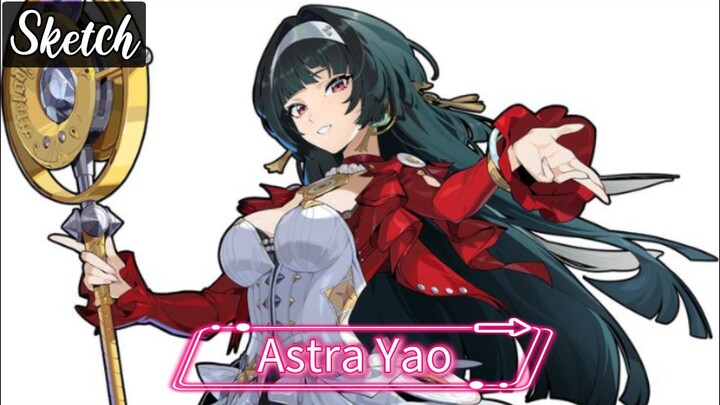 Draw Astra Yao From Zenless Zone Zero (Sketch)