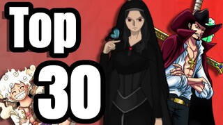Top 30 Strongest One Piece Characters of #2023