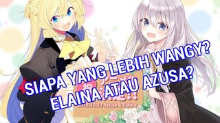 PERBEDAAN AZUSA SLIME TAOSHITE 300 VS ELAINA MAJO NO TABI TABI : Lebih Kawaii Elaina ?