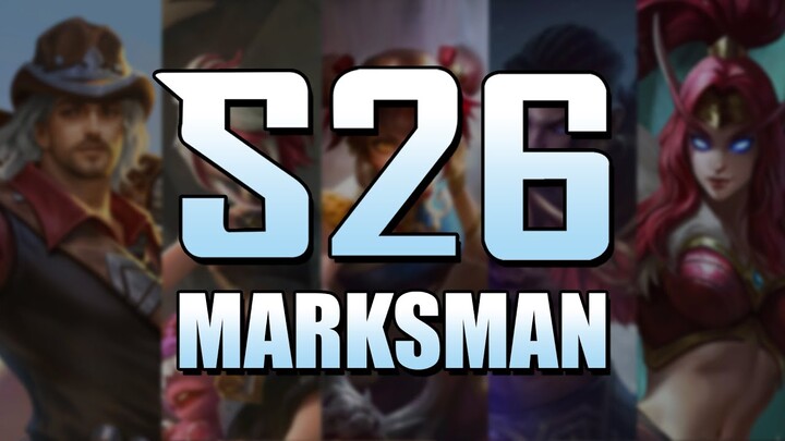 TOP FIVE MARKSMAN FOR SEASON 26