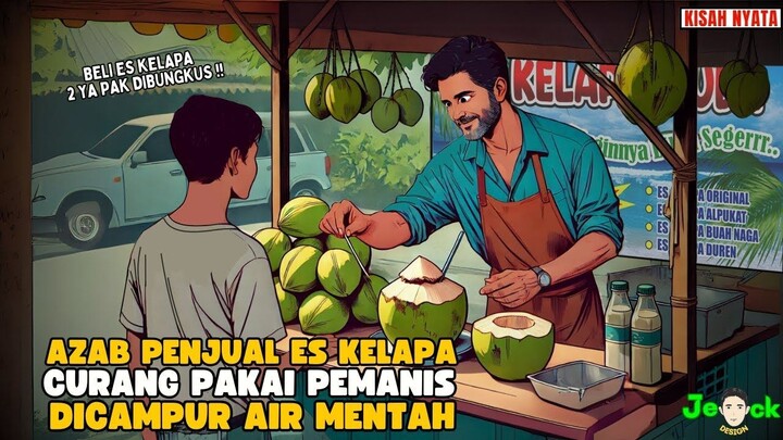 AZAB PENJUAL ES KELAPA CURANG PAKAI PEMANIS DICAMPUR AIR MENTAH  SINETRON AZ