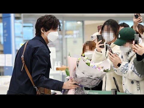 20220319【HD】LEE MIN HO arrived in Incheon | Back from Los Angeles