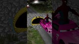 Amazing Skibidi Toilets & Cars Getting Pushed into Pit with Pac-Man by Bollard | BeamNG.Drive