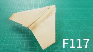 [Buatan Tangan]Seni Lipat Kertas Pesawat Siluman F117
