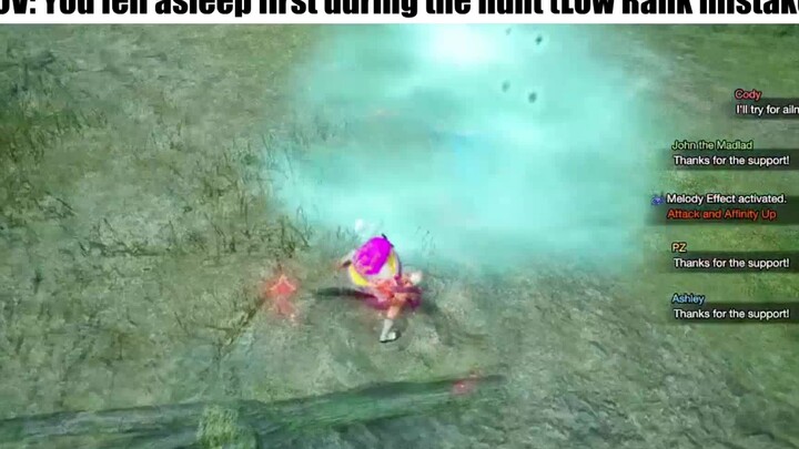 When You’re the First to Fall Asleep During a Hunt (A Mistake Only Lower-Rank Newbies Make)