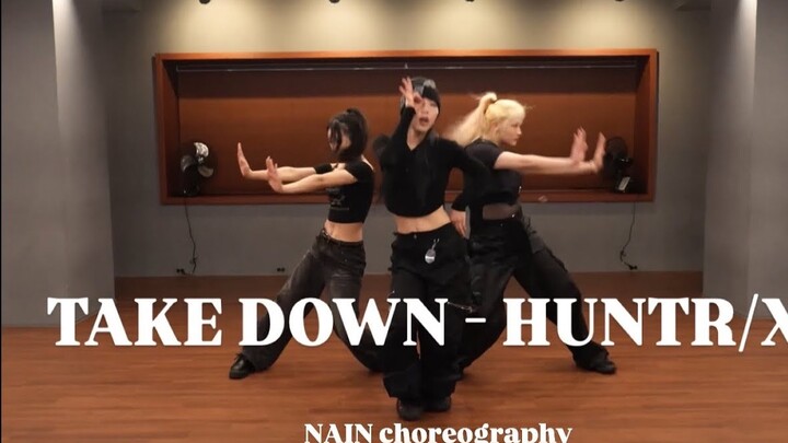 Keren banget! Video percobaan koreografi grup gadis pemburu Kpop "TAKEDOWN" | Koreografi oleh 【Nain】