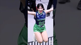 점프점프! 마지막 훼이크 ㅋㅋ #이다혜 #치어리더